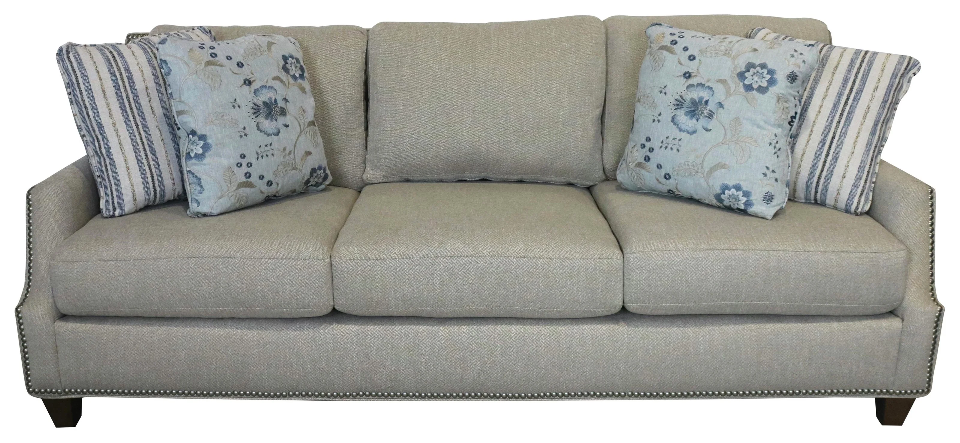 Cozy Life Upholstery COZY LIFE Sofa with Nail Heads Sprintz Furniture